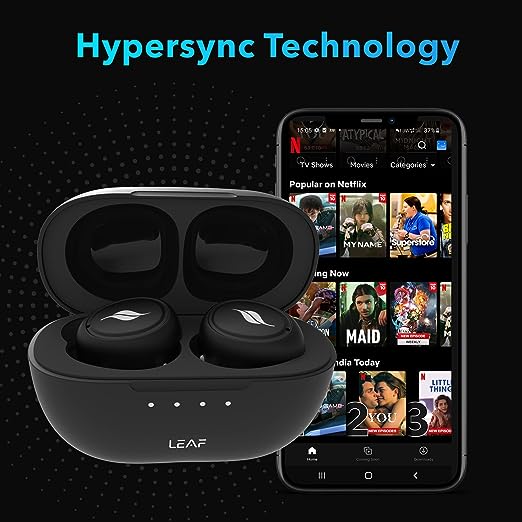 Leaf Dots 2 Bluetooth Truly Wireless in Ear Earbuds with Mic (Carbon Black) Leaf Dots 2 Bluetooth Truly Wireless in Ear Earbuds with Mic (Carbon Black)